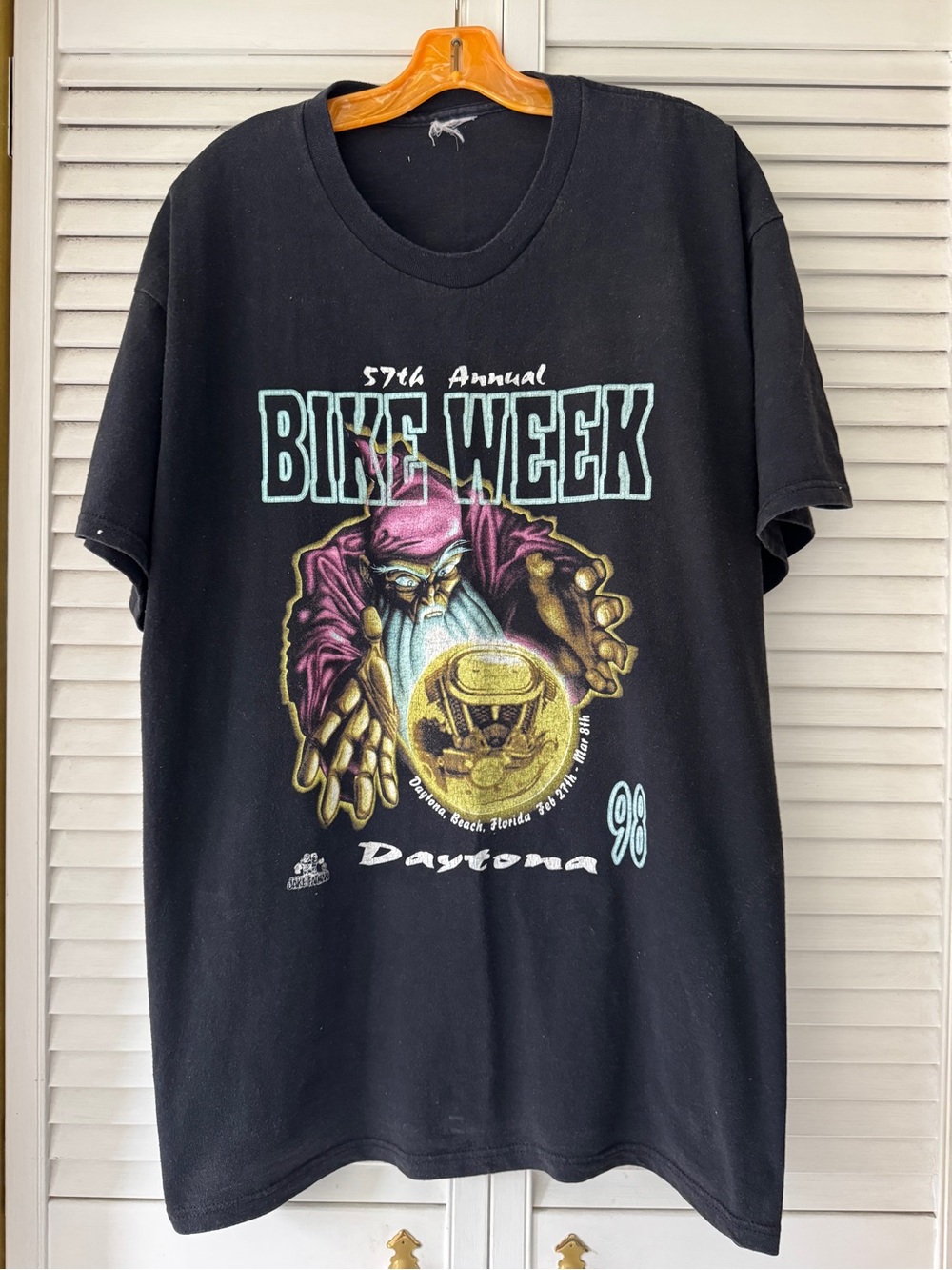 Vintage 57th Bike Week 1998 Daytona Florida Tshirt